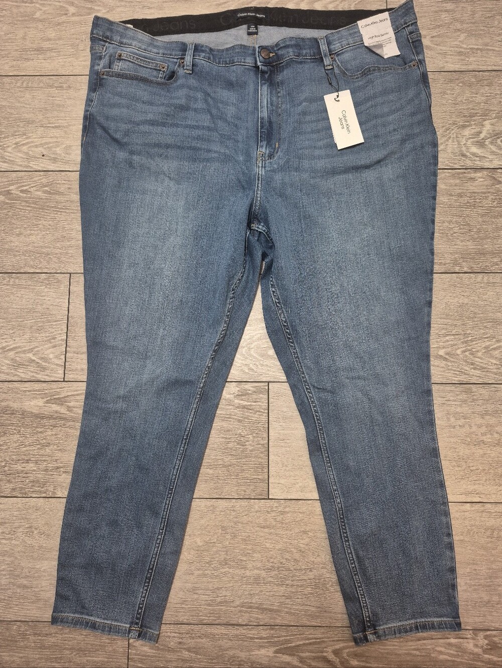 Calvin Klein Jeans Womens High Rise Skinny Denim Repreve Recycled Stretch 24W